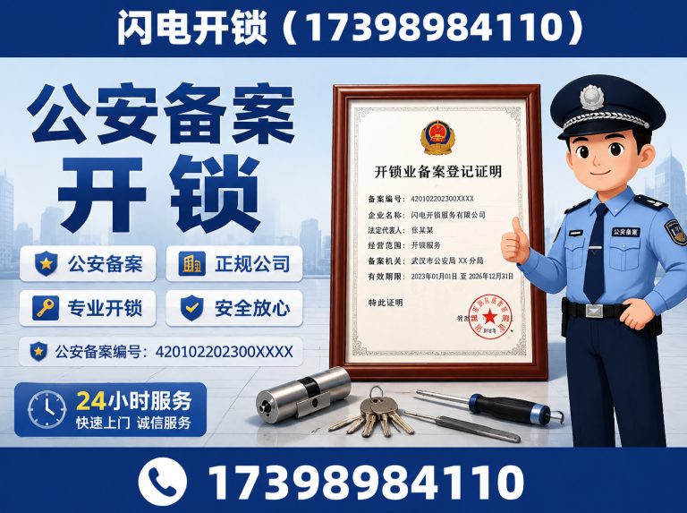 荥阳市公安备案开锁展示图